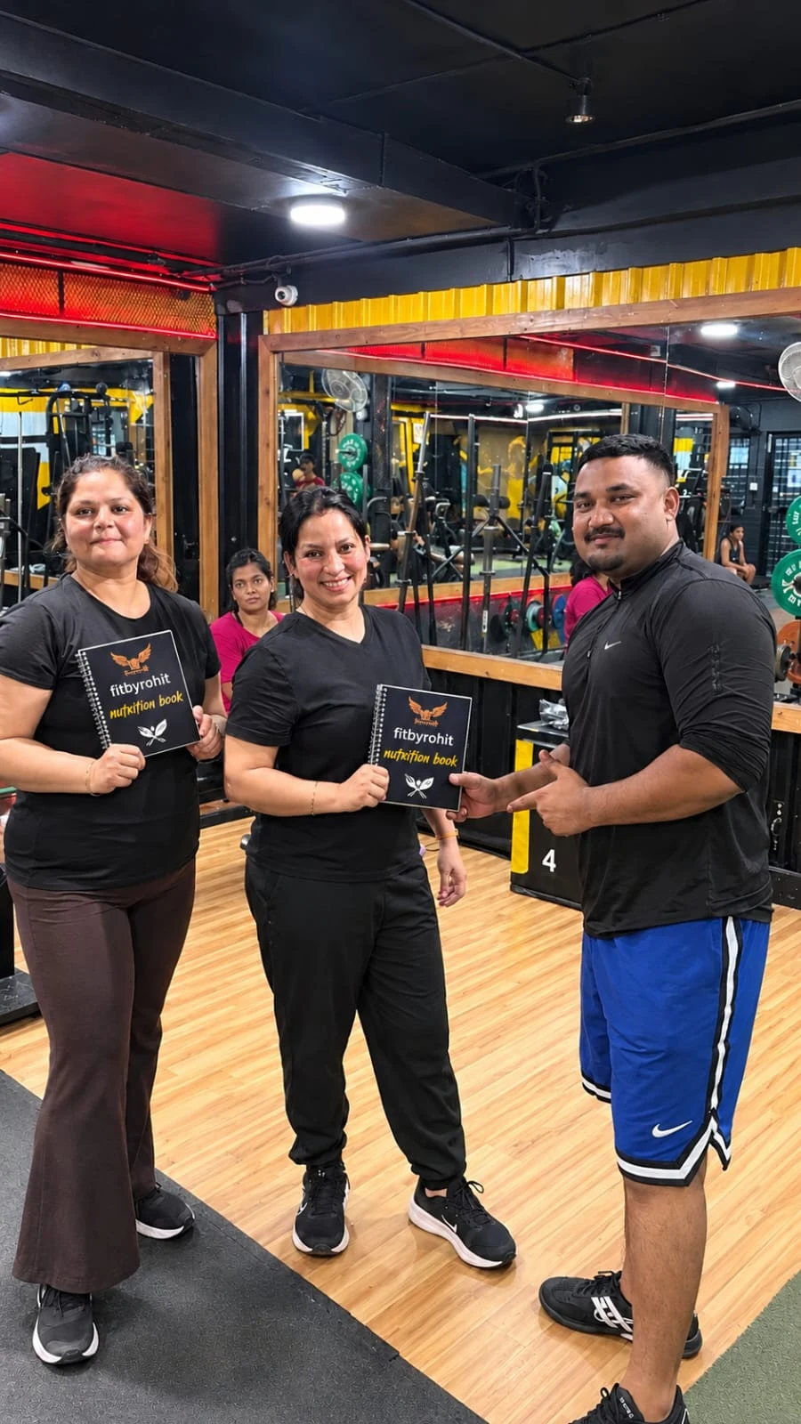 FitByRohit gym community with nutrition books